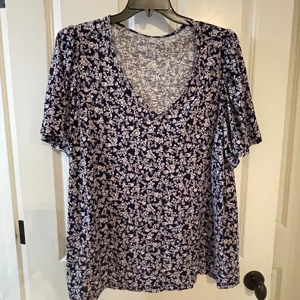 Lane Bryant Floral T-Shirt, 22/24